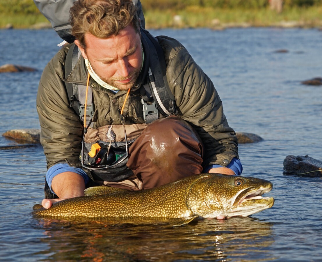 Lake_Trout_fly_fishing_at_Arctic_haven_Nunavut