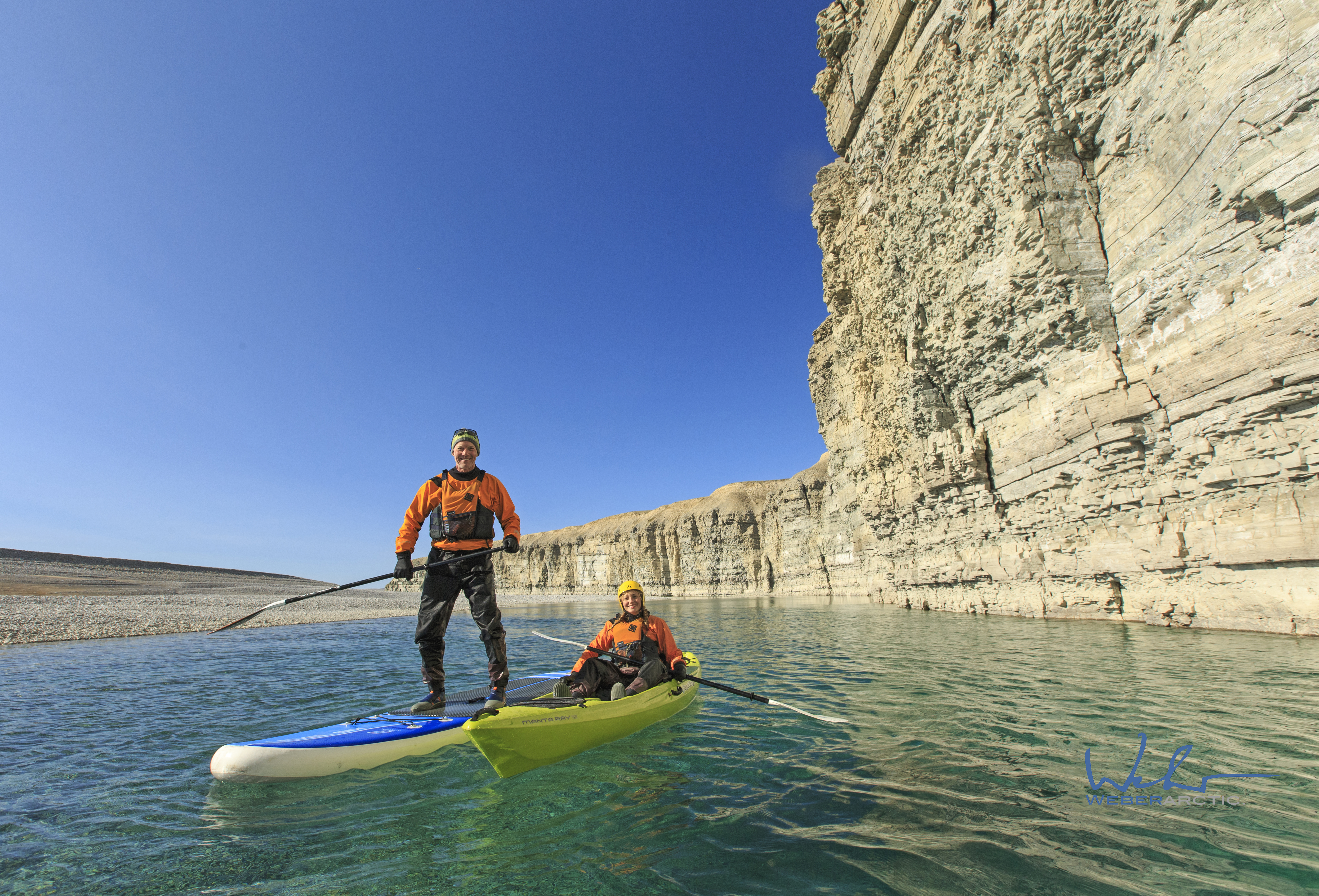 Paddle boarding and kayaking on the Cunningham